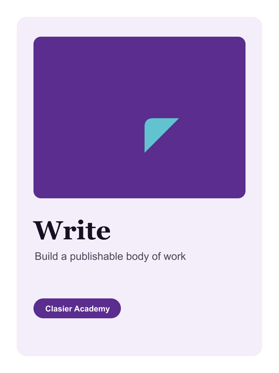 Clasier author resource 1