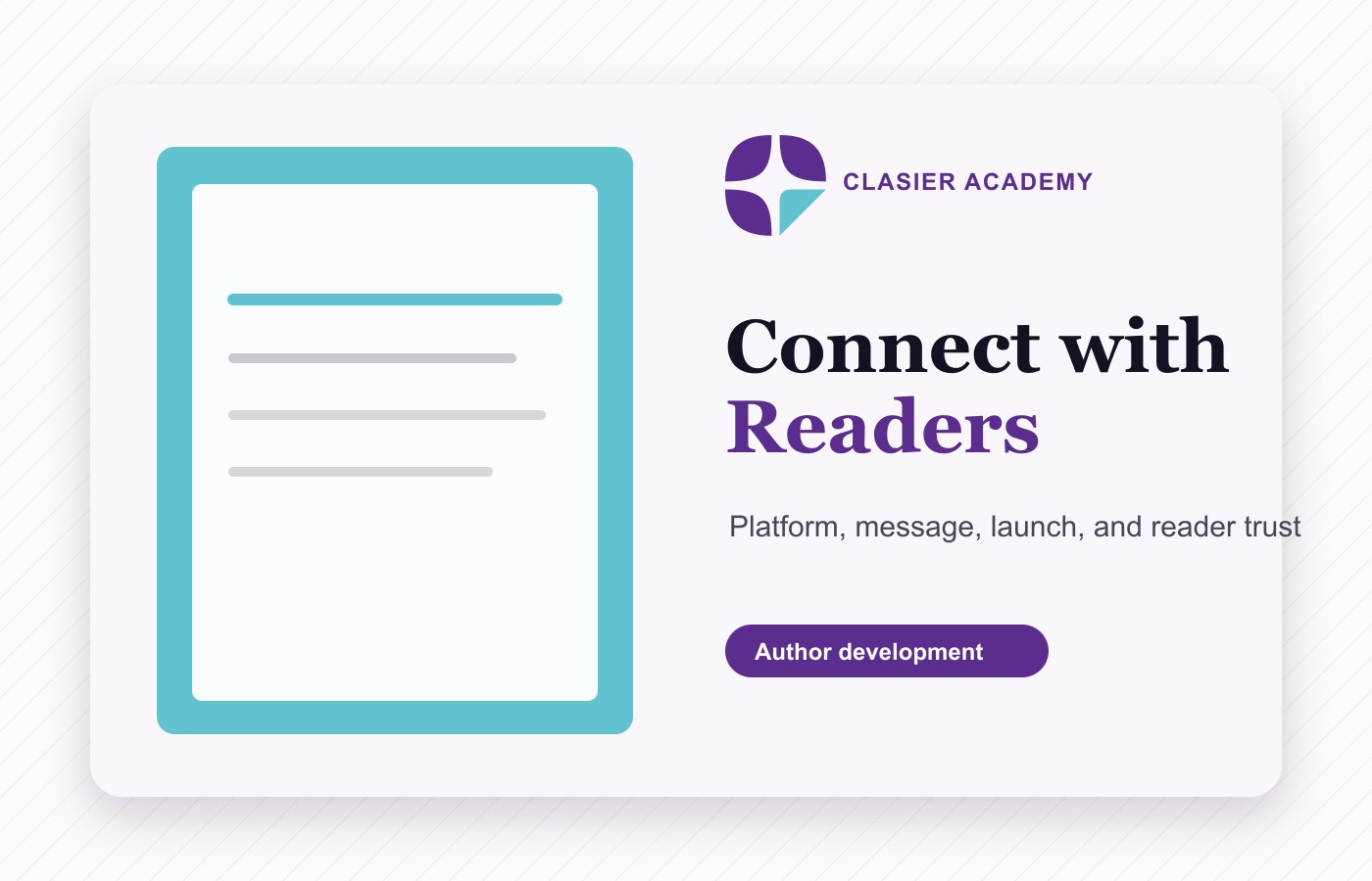 Connect with Readers