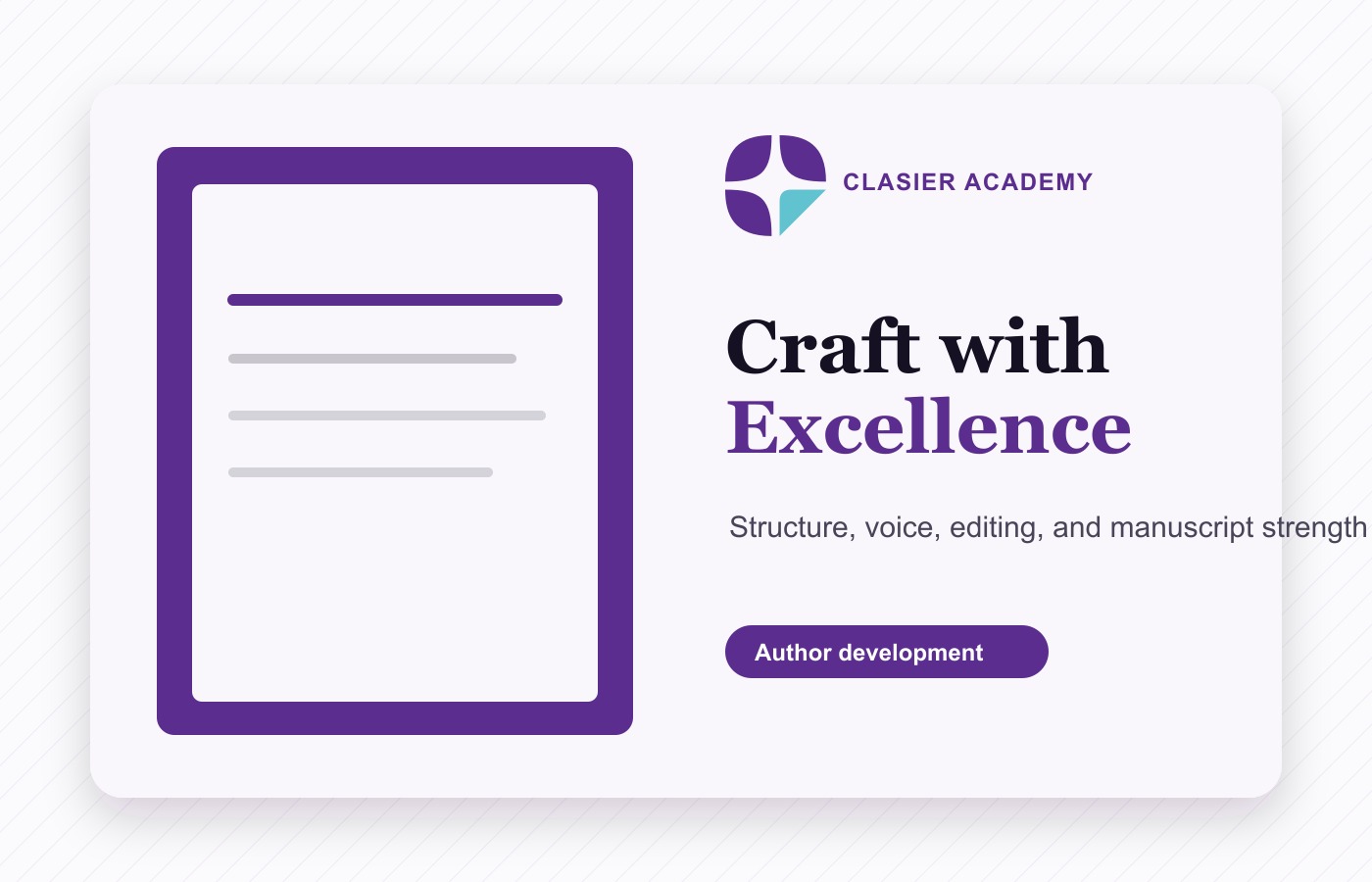 Craft with Excellence